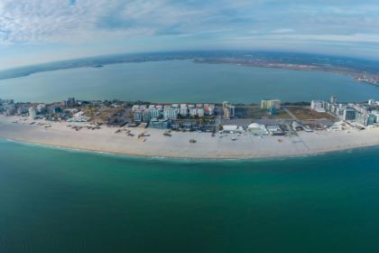 Aerial landscape of the Mamaia resort - Romania