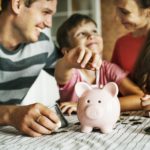 Kid saving money for the future