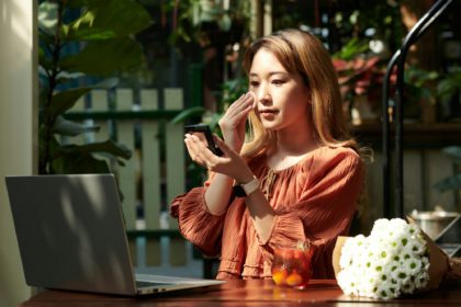 Woman Doing Make-up